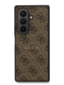 Guess для Galaxy Z Fold7 чехол PU 4G Classic metal logo Hard Brown (MagSafe)