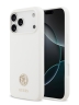 Guess для iPhone 17 Pro Max чехол Liquid silicone with 4G Diamond metal logo Hard White (MagSafe)
