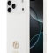Guess для iPhone 17 Pro Max чехол Liquid silicone with 4G Diamond metal logo Hard White (MagSafe)
