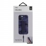 Чехол Uniq HELDRO +Band DE Anti-microbial для iPhone 12 Pro Max, синий