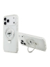 Karl Lagerfeld для iPhone 17 Pro чехол IML + Ring stand NFT Choupette head прозрачный (MagSafe)