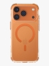 Uniq для iPhone 17 Pro чехол Lifepro Xtreme AF Frost Clear/Volt Orange (MagSafe)