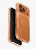 Uniq для iPhone 17 Pro чехол Lifepro Xtreme AF Frost Clear/Volt Orange (MagSafe)