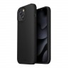 Силиконовый чехол Uniq LINO для iPhone 13, черный