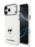 Karl Lagerfeld для iPhone 17 Pro Max чехол Liquid silicone NFT Choupette Metal Cam Hard White (MagSafe)