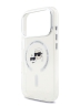 Karl Lagerfeld для iPhone 17 Pro чехол IML NFT Karl & Choup Heads Metal camera Hard White (MagSafe)