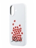Karl Lagerfeld для iPhone 17 чехол Liquid Silicone Hearts Hard White (MagSafe)