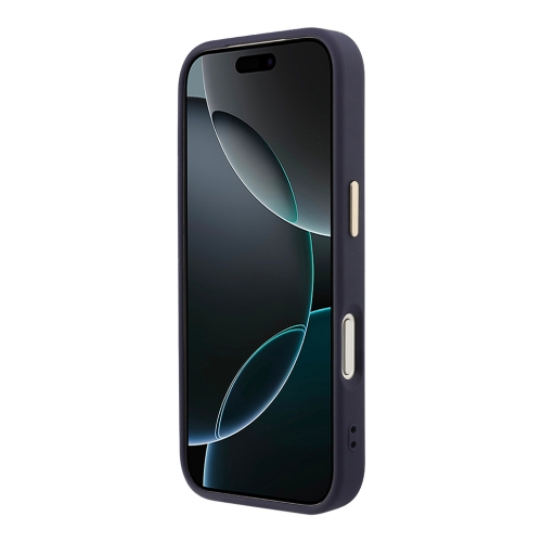 Guess для iPhone 17 Pro Max чехол PU with Perforated 4G logo Metal camera Hard Blue (MagSafe)