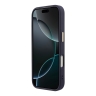 Guess для iPhone 17 Pro Max чехол PU with Perforated 4G logo Metal camera Hard Blue (MagSafe)