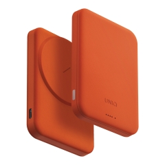 Uniq АКБ Lyden Lexa 5000W Magnetic wireless 15W USB-C PD 20W Flame Orange