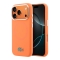 Lacoste для iPhone 17 Pro чехол Liquid silicone Lacquer Metal logo & Camera Hard Orange (MagSafe)