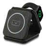 Guess Беспроводное СЗУ MagSafe Wireless 3in1 Foldable charger 15W PU 4G Black