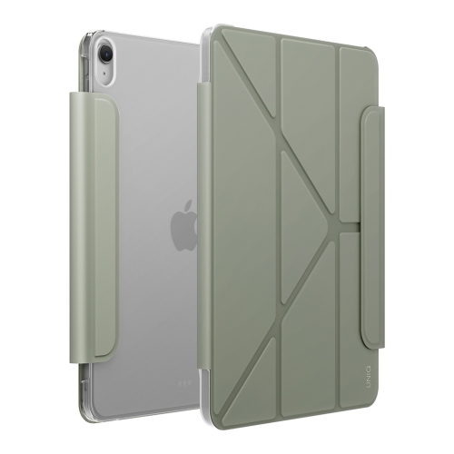Uniq для iPad 11 (2025)/10 (2022) чехол Camden Lite (Detachable Pencil sleeve) Sage Green