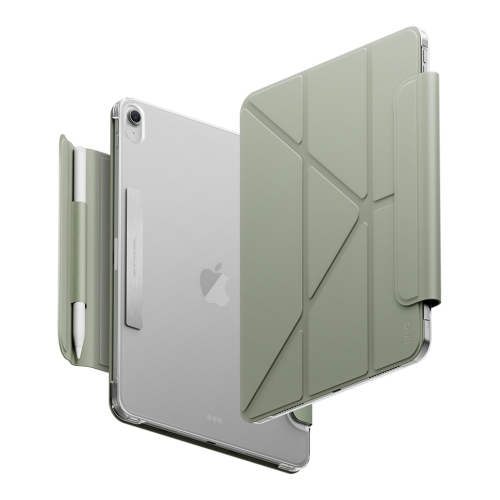 Uniq для iPad 11 (2025)/10 (2022) чехол Camden Lite (Detachable Pencil sleeve) Sage Green