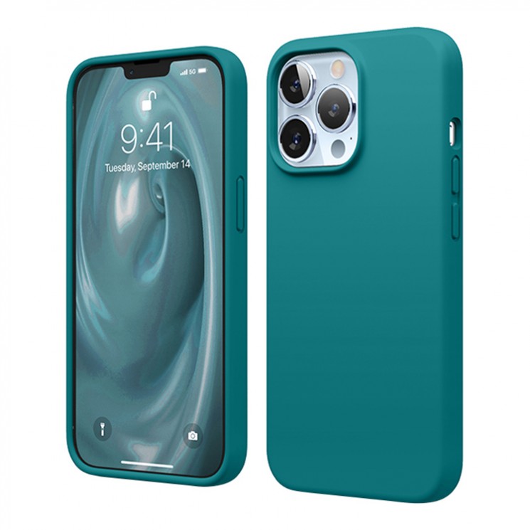 Чехол Elago Soft Silicone для iPhone 13 Pro, Dark Turquoise