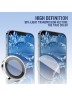 BLUEO Camera Lens PVD stainless steel для камеры iPhone 13 Pro | 13 Pro Max, Silver (3 шт +installer)