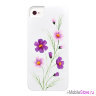iCover Wild Flower для 5s SE, White/Purple IP5-HP/W-WF/PP