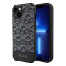 Чехол Guess PU G CUBE Hard для iPhone 14, черный (MagSafe)