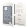 Чехол Guess PU G CUBE Hard для iPhone 14, черный (MagSafe)