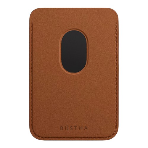 Бумажник Bustha MagSafe Suede/Leather Wallet, Mustard/Saddle