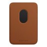 Бумажник Bustha MagSafe Suede/Leather Wallet, Mustard/Saddle