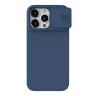 Nillkin для iPhone 15 Pro чехол CamShield Silky Silicone Midnight Blue