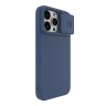 Nillkin для iPhone 15 Pro чехол CamShield Silky Silicone Midnight Blue