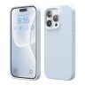 Elago для iPhone 15 Pro чехол Soft silicone (Liquid) Light Blue