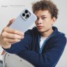 Elago для iPhone 15 Pro чехол Soft silicone (Liquid) Light Blue
