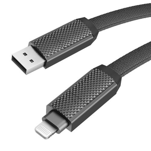 EnergEA Кабель Bazic AluCable 4-in-1 (In USB-A/C, Out USB-C/Lightning) 60W Black 1.0m