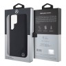 Mercedes для Galaxy S24 Ultra чехол Leather Textured Wood Imitation Hard Black (MagSafe)