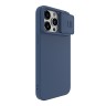 Nillkin для iPhone 15 Pro чехол CamShield Silky Magnetic Silicone Midnight Blue