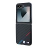BMW для Galaxy Z Flip 6 Signature PU Carbon Tricolor Black
