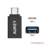 Переходник Aukey USB-A на type-C (2 шт)