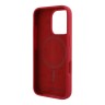 Karl Lagerfeld для iPhone 16 Pro чехол Liquid Silicone NFT Karl & Choupette Hard Red (MagSafe)