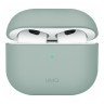 Uniq для Airpods 4 чехол LINO Liquid silicone Iceplant Green