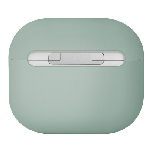 Uniq для Airpods 4 чехол LINO Liquid silicone Iceplant Green
