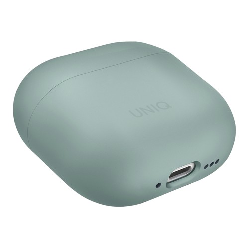 Uniq для Airpods 4 чехол LINO Liquid silicone Iceplant Green