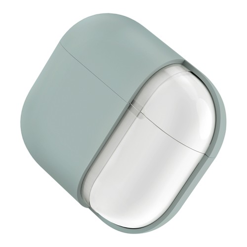 Uniq для Airpods 4 чехол LINO Liquid silicone Iceplant Green