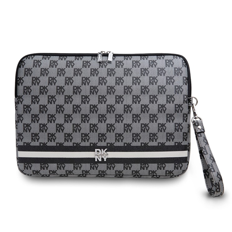 DKNY для ноутбуков 13"/14" чехол Sleeve Checkered Printed stripes with Zipper Black