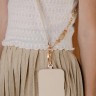 Uniq ремешок на шею/руку COEHL Caryne 2-in-1 Lanyard and Handstrap Cream