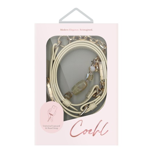 Uniq ремешок на шею/руку COEHL Caryne 2-in-1 Lanyard and Handstrap Cream