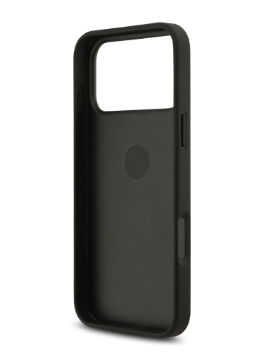 Guess для iPhone 17 Pro Max чехол PU 4G + Ring Hard Black
