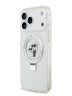 Karl Lagerfeld для iPhone 17 Pro чехол IML + Ring stand NFT Karl & Choupette прозрачный (MagSafe)