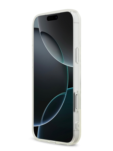Karl Lagerfeld для iPhone 17 Pro чехол IML + Ring stand NFT Karl & Choupette прозрачный (MagSafe)