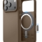 Elago для iPhone 17 Pro Max чехол Magnetic PU Leather Taupe (MagSafe)