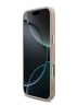 Guess для iPhone 17 Pro чехол PU 4G Big metal logo Gold camera Hard Pink