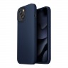 Силиконовый чехол Uniq LINO для iPhone 13, синий