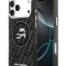 Karl Lagerfeld для iPhone 17 Pro чехол IML NFT Karl&Choup Head on logo Metal Cam Hard Black (MagSafe)