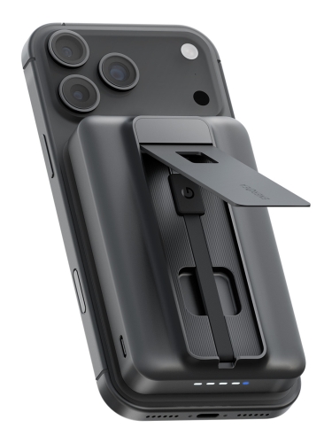 Energea аккумулятор MagPac PRO 35s, 10000W Magsafe QI2 15W USB-C 35W with cable and Stand Gunmetal/Black